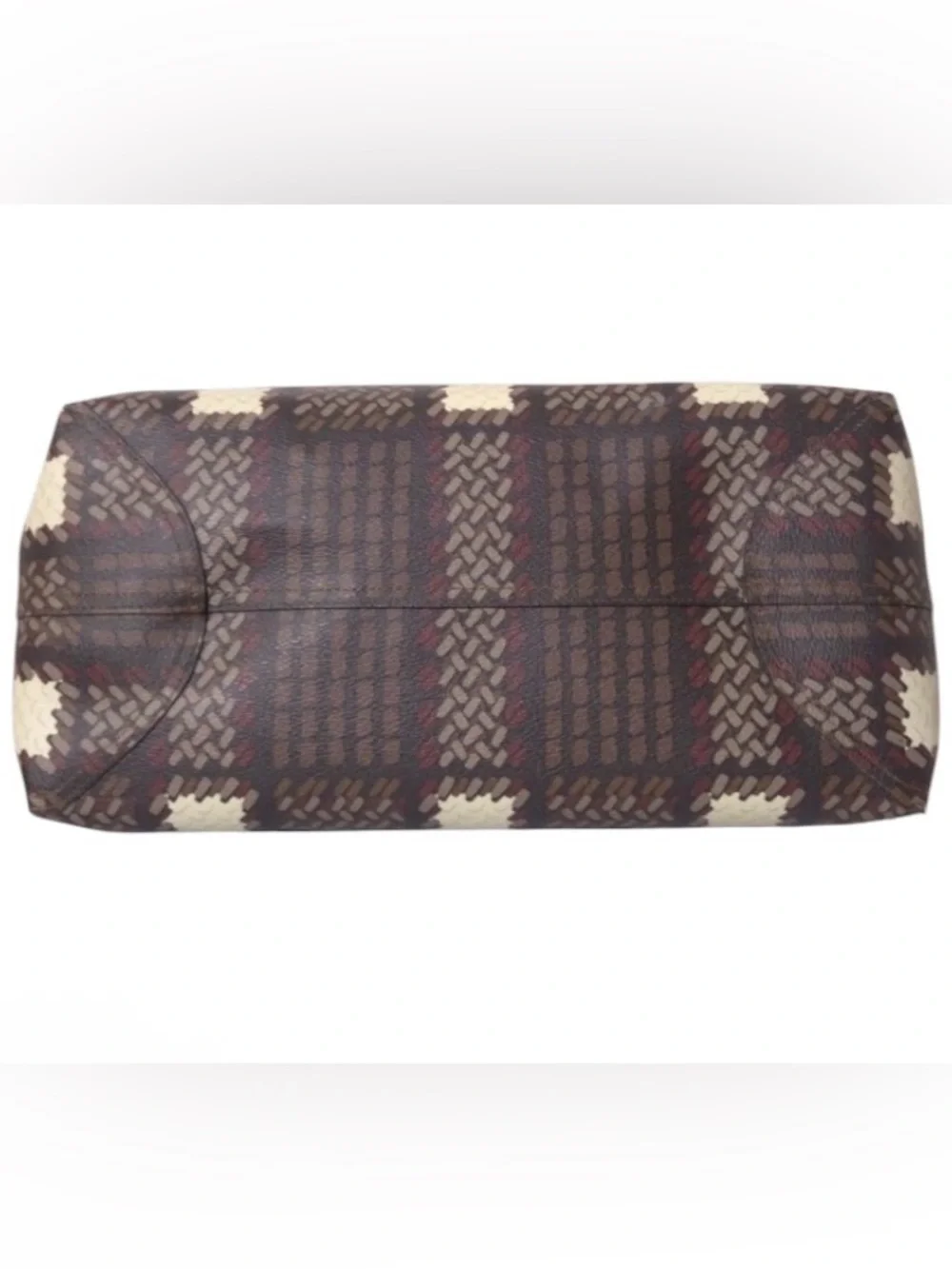 Coach City Plaid Tote Set